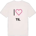 Jag älskar Til t-shirt stort tryck