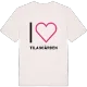 Jag älskar Tilasgården t-shirt stort tryck