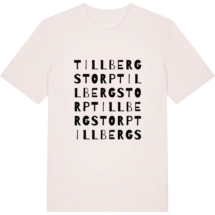 Tillbergstorp ordlek t-shirt – t-shirt från PinShirt