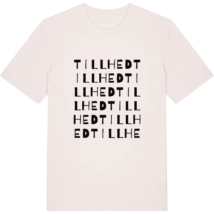 Tillhed ordlek t-shirt – t-shirt från PinShirt