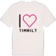 Jag älskar Timrilt t-shirt stort tryck