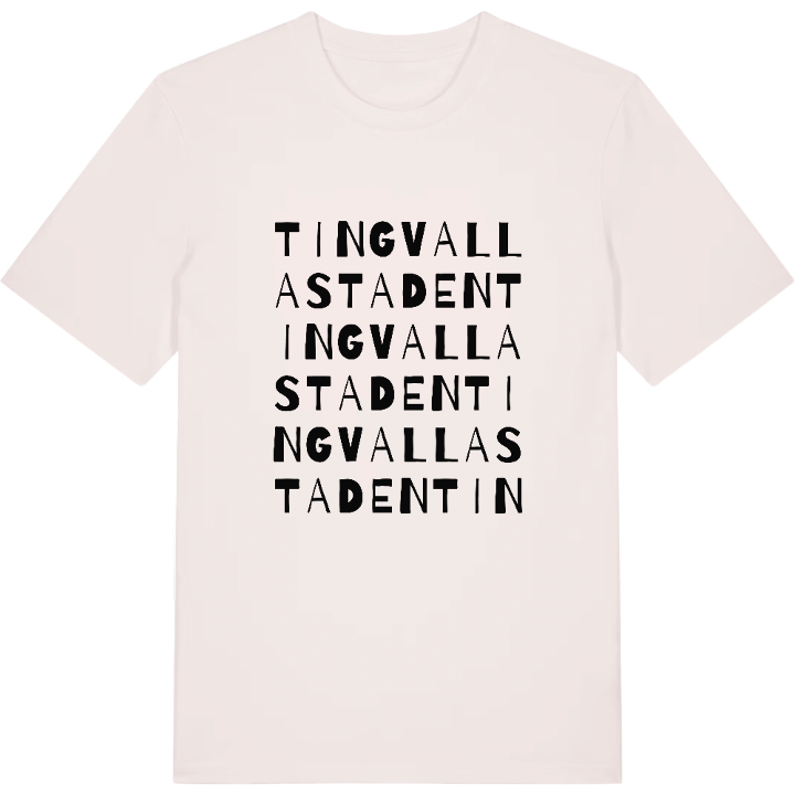 Tingvallastaden ordlek t-shirt – t-shirt från PinShirt
