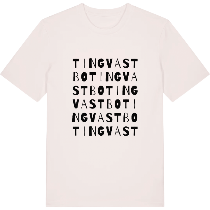 Tingvastbo ordlek t-shirt – t-shirt från PinShirt