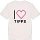 Jag älskar Tipps t-shirt stort tryck