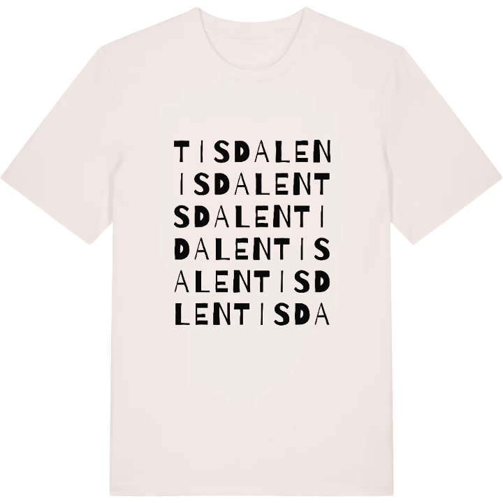 Tisdalen ordlek t-shirt – t-shirt från PinShirt