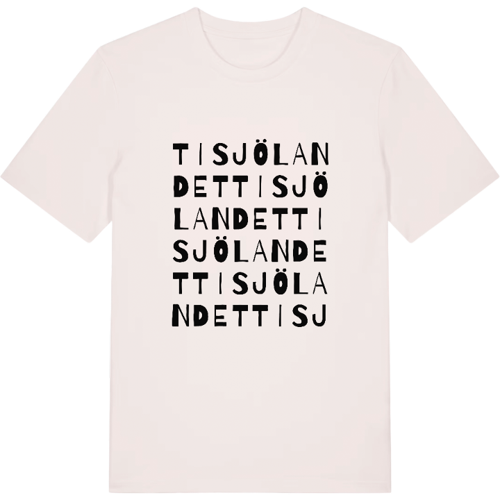Tisjölandet ordlek t-shirt – t-shirt från PinShirt