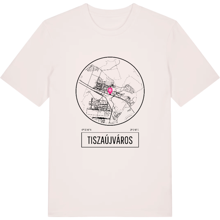 Tiszaújváros t-shirt – t-shirt från PinShirt