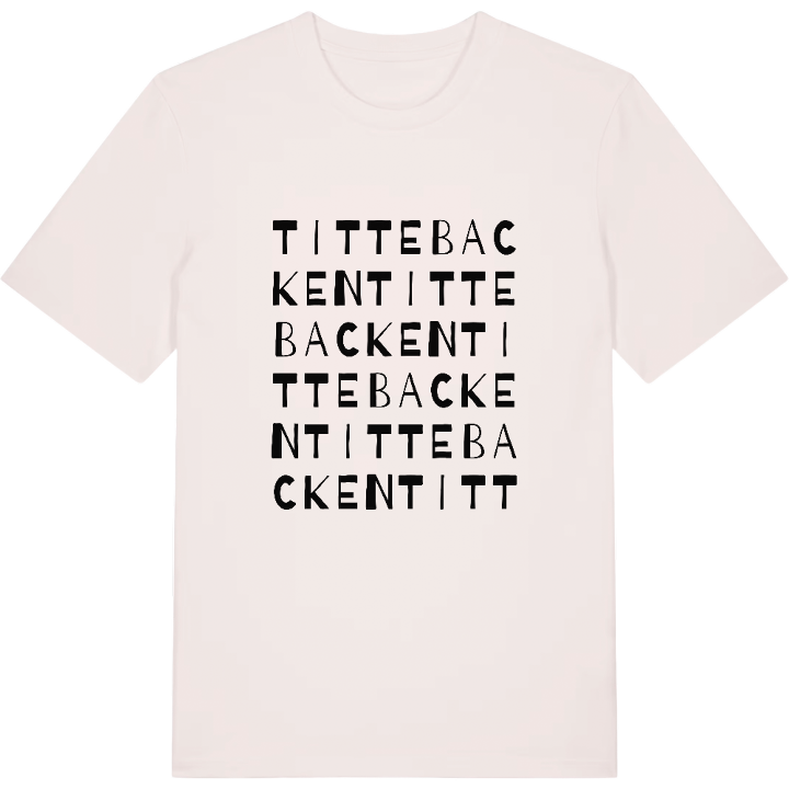 Tittebacken ordlek t-shirt – t-shirt från PinShirt
