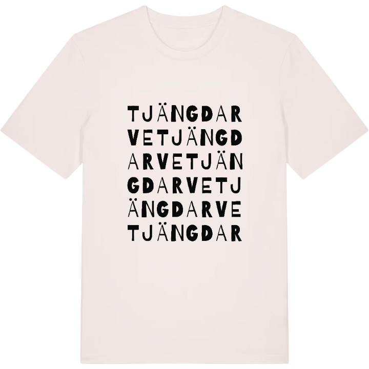 Tjängdarve ordlek t-shirt – t-shirt från PinShirt