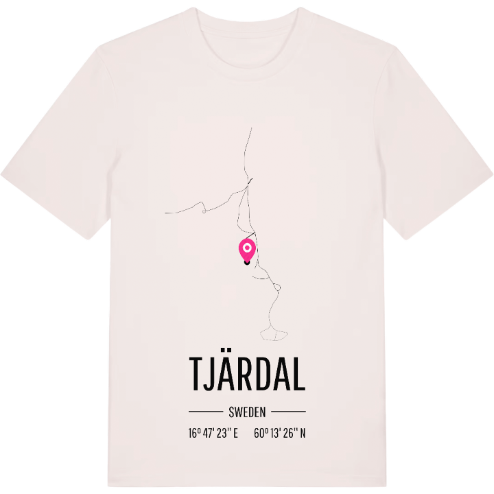 Tjärdal karta t-shirt – t-shirt från PinShirt