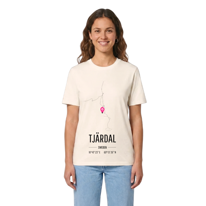 Tjärdal karta t-shirt – t-shirt från PinShirt