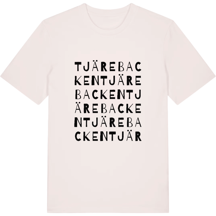 Tjärebacken ordlek t-shirt – t-shirt från PinShirt