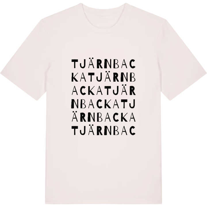 Tjärnbacka ordlek t-shirt – t-shirt från PinShirt