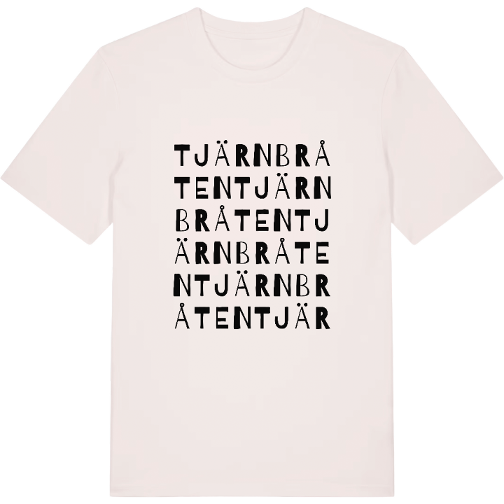 Tjärnbråten ordlek t-shirt – t-shirt från PinShirt
