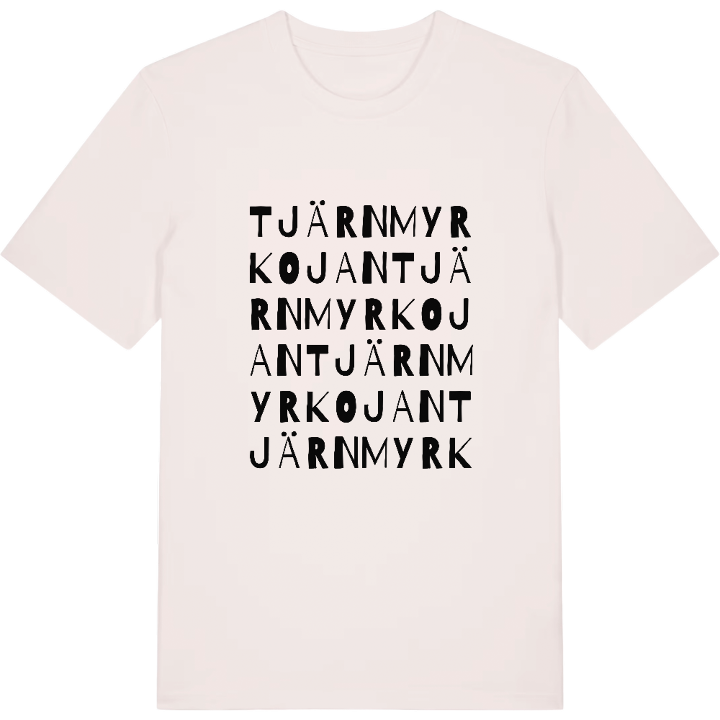 Tjärnmyrkojan ordlek t-shirt – t-shirt från PinShirt