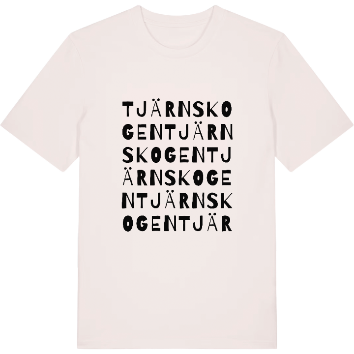 Tjärnskogen ordlek t-shirt – t-shirt från PinShirt