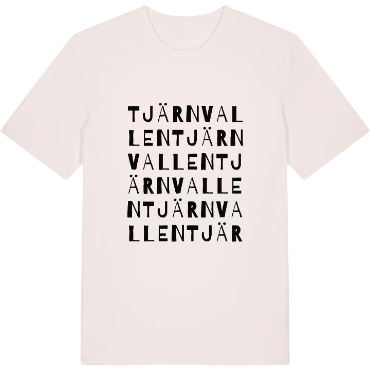 Tjärnvallen ordlek t-shirt – t-shirt från PinShirt