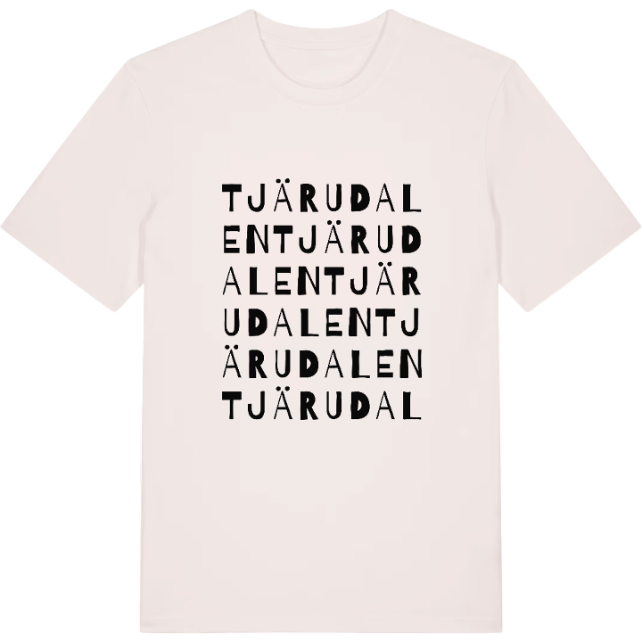 Tjärudalen ordlek t-shirt – t-shirt från PinShirt