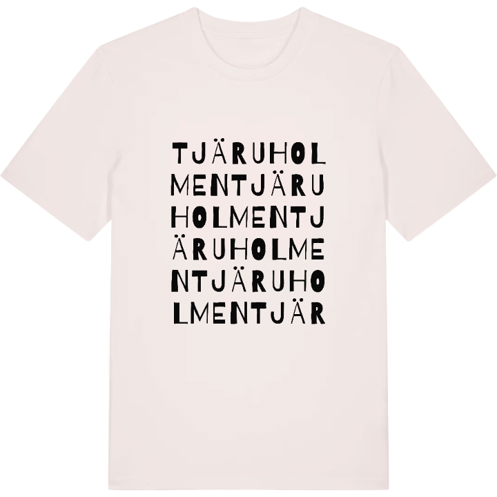 Tjäruholmen ordlek t-shirt – t-shirt från PinShirt