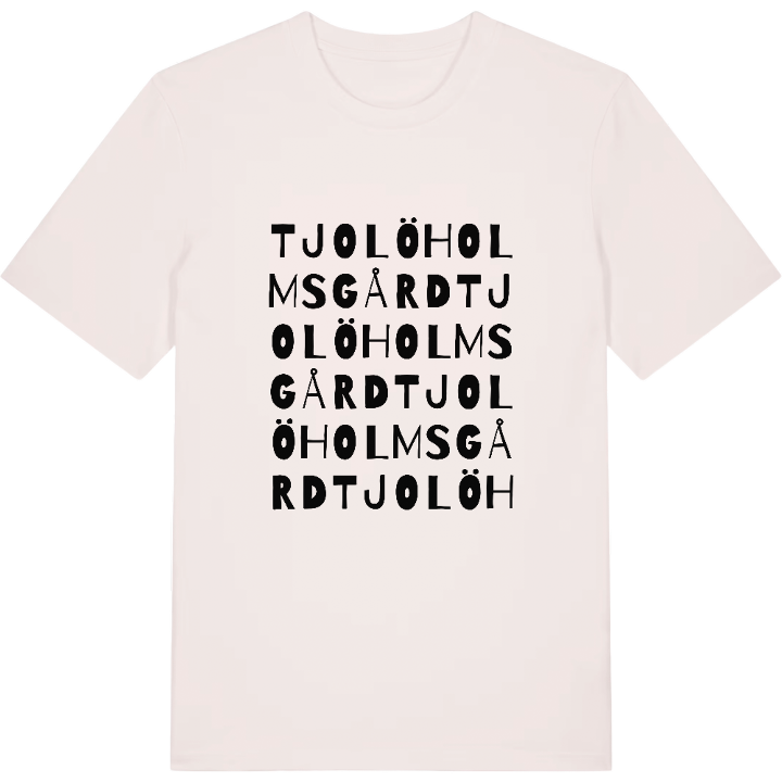 Tjolöholms gård ordlek t-shirt – t-shirt från PinShirt