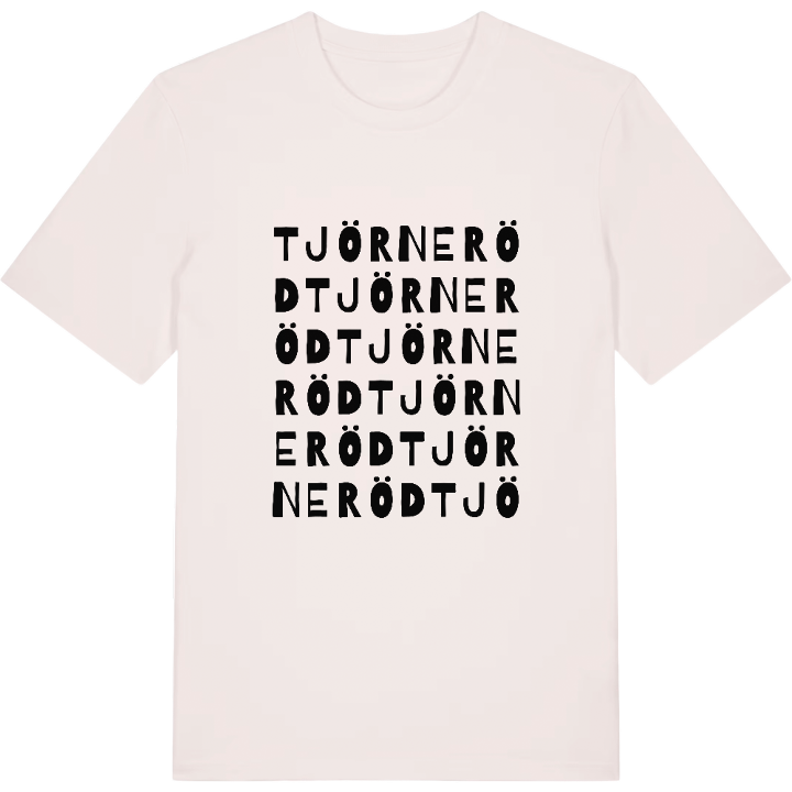 Tjörneröd ordlek t-shirt – t-shirt från PinShirt