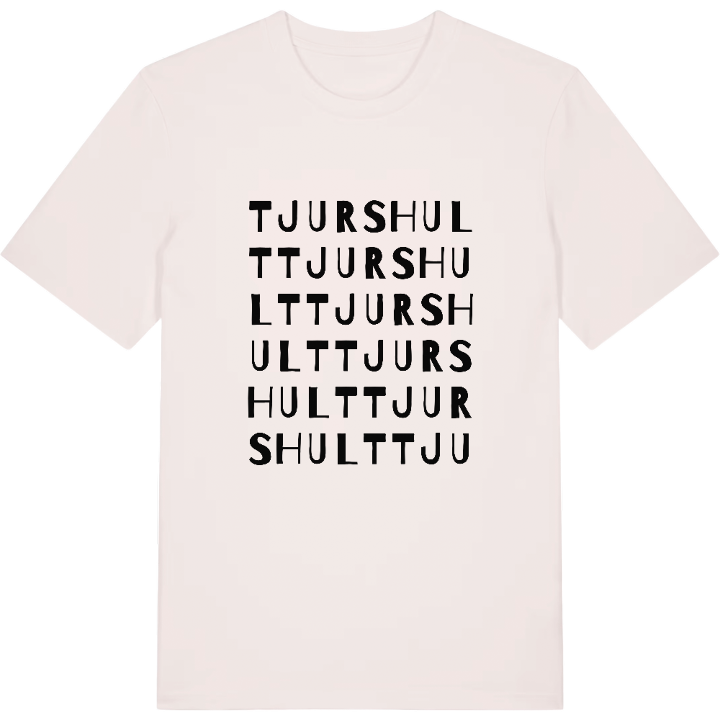 Tjurshult ordlek t-shirt – t-shirt från PinShirt