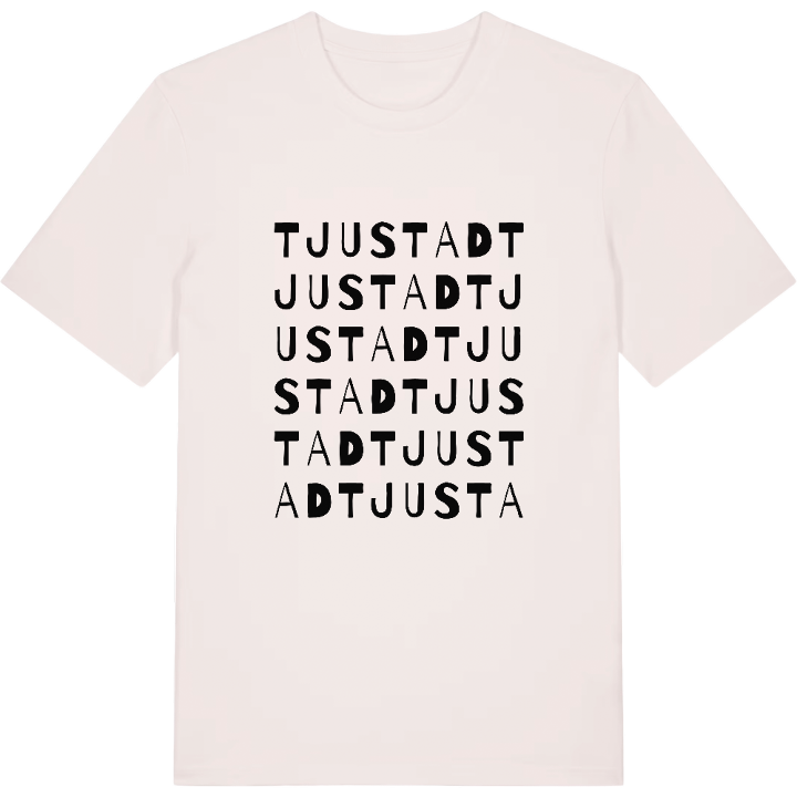 Tjustad ordlek t-shirt – t-shirt från PinShirt