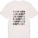 Tjuvaröd ordlek t-shirt