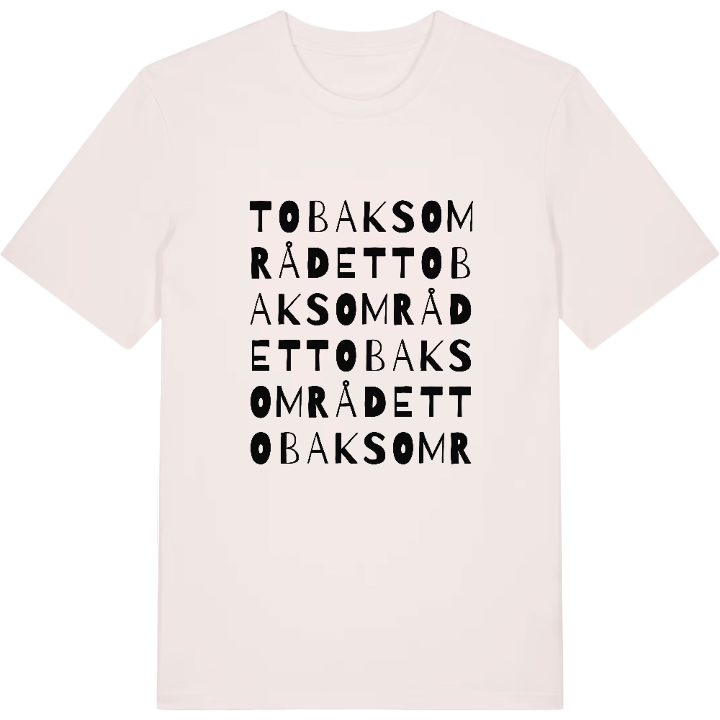 Tobaksområdet ordlek t-shirt – t-shirt från PinShirt