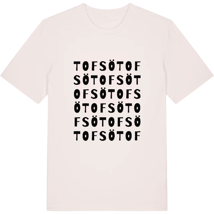 Tofsö ordlek t-shirt – t-shirt från PinShirt