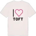 Jag älskar Toft t-shirt stort tryck
