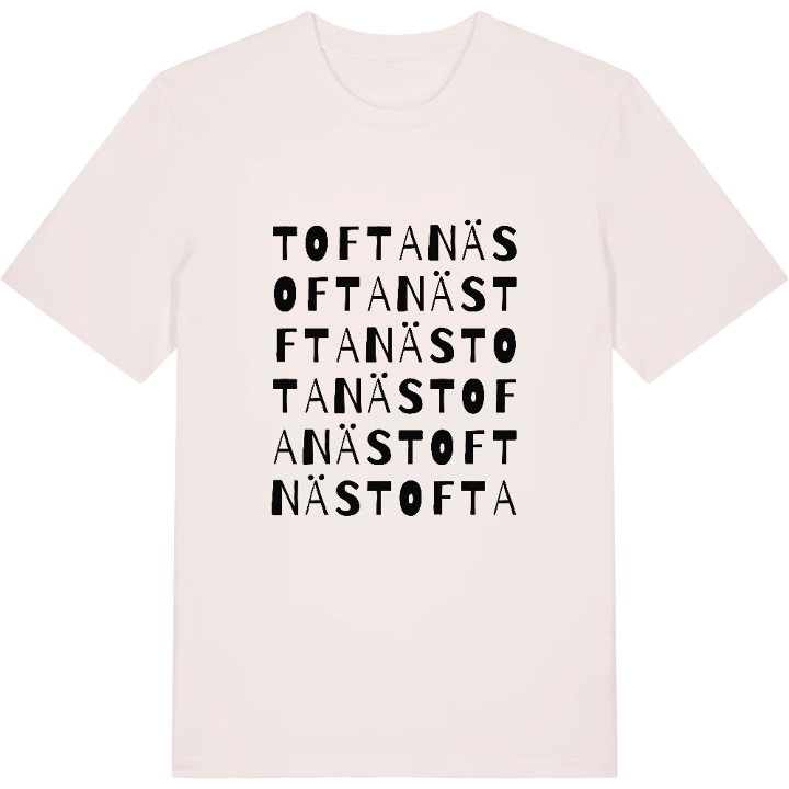 Toftanäs ordlek t-shirt – t-shirt från PinShirt