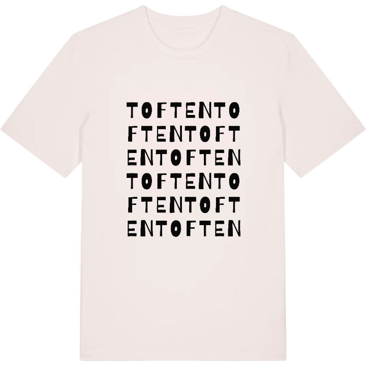 Toften ordlek t-shirt – t-shirt från PinShirt