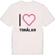Jag älskar Tohålan t-shirt stort tryck