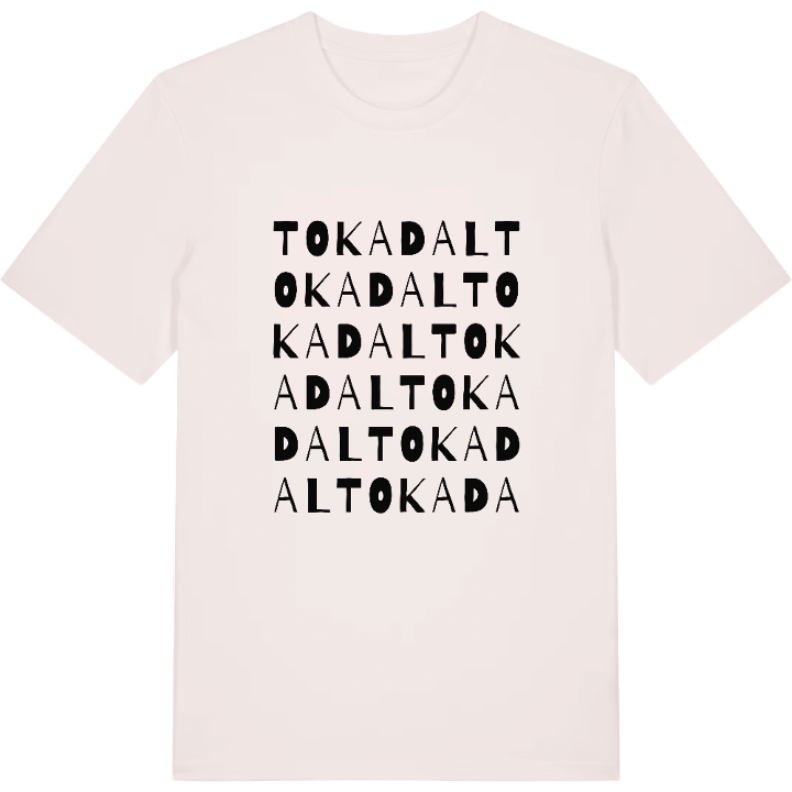 Tokadal ordlek t-shirt – t-shirt från PinShirt