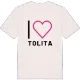 Jag älskar Tolita t-shirt stort tryck