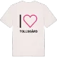 Jag älskar Tollsgård t-shirt stort tryck