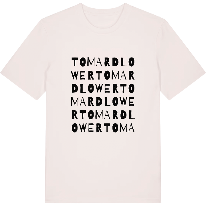 Tomard Lower ordlek t-shirt – t-shirt från PinShirt