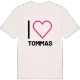 Jag älskar Tommas t-shirt stort tryck