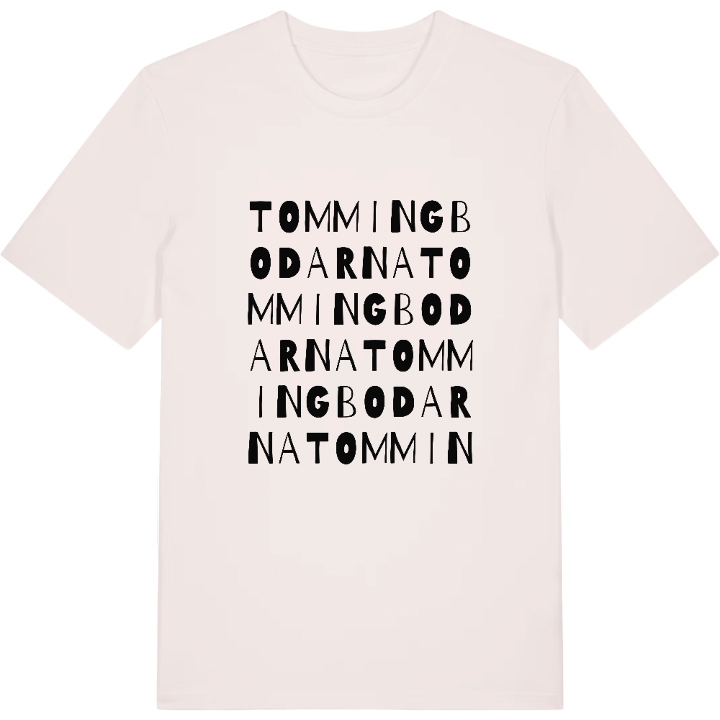 Tommingbodarna ordlek t-shirt – t-shirt från PinShirt