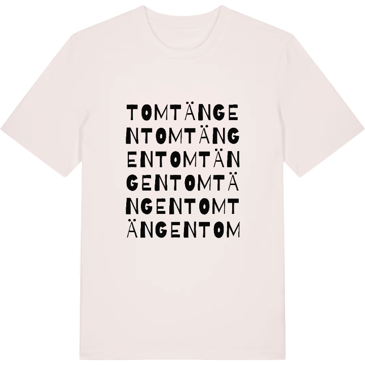 Tomtängen ordlek t-shirt – t-shirt från PinShirt