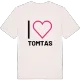 Jag älskar Tomtas t-shirt stort tryck