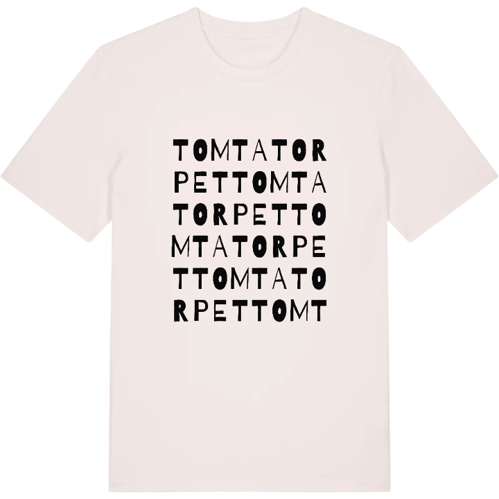 Tomtatorpet ordlek t-shirt – t-shirt från PinShirt