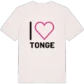Jag älskar Tonge t-shirt stort tryck