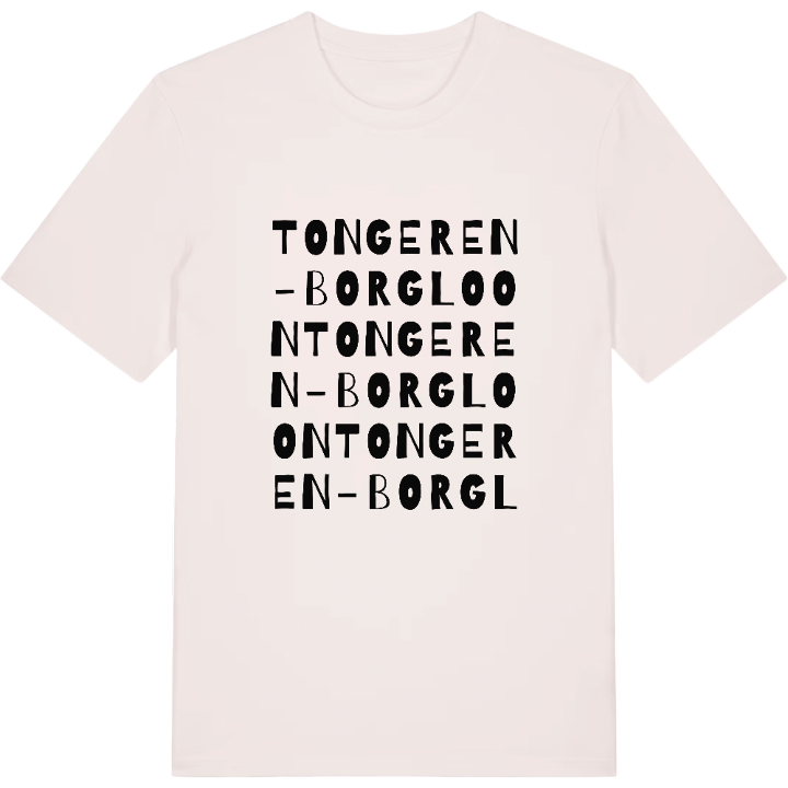 Tongeren-Borgloon ordlek t-shirt – t-shirt från PinShirt