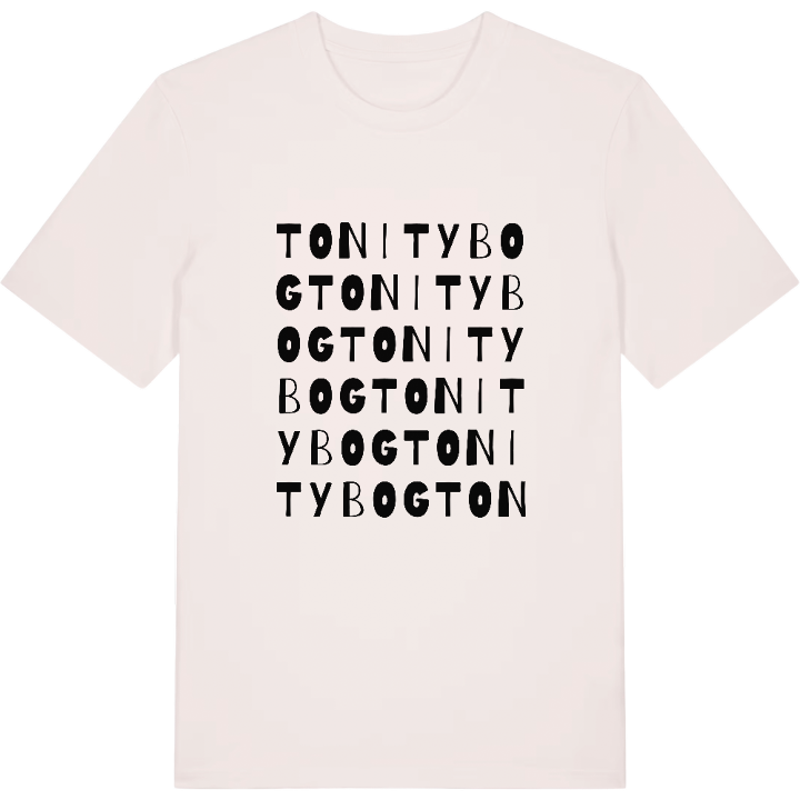 Tonity Bog ordlek t-shirt – t-shirt från PinShirt