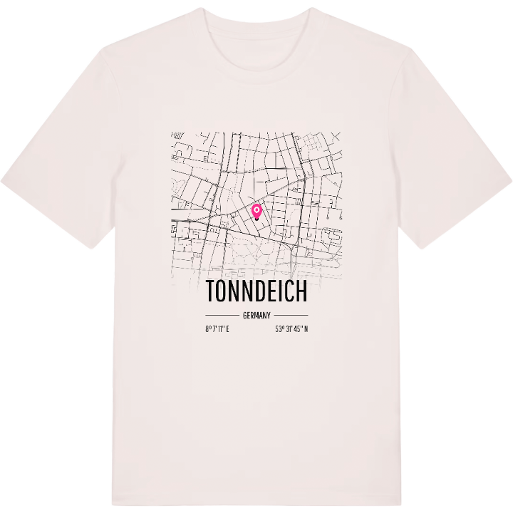 Tonndeich karta t-shirt – t-shirt från PinShirt