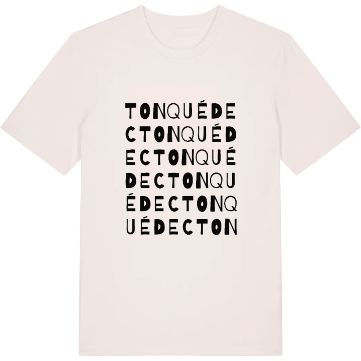 Tonquédec ordlek t-shirt – t-shirt från PinShirt