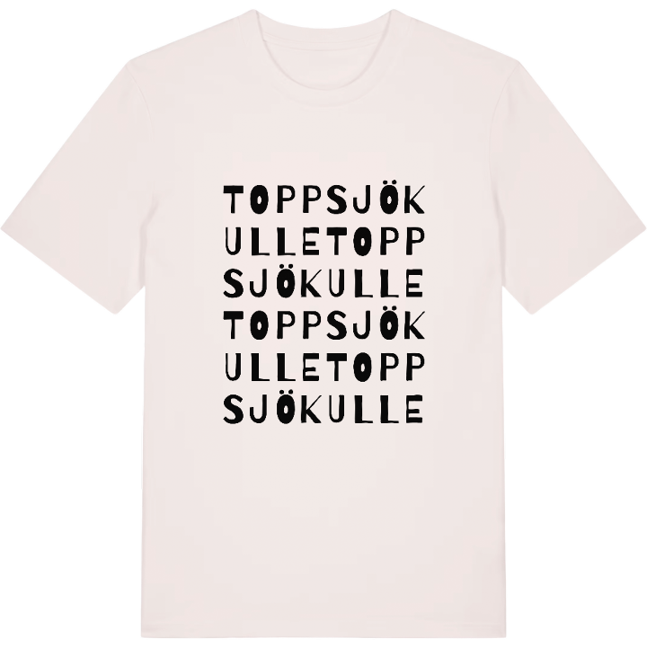 Toppsjökulle ordlek t-shirt – t-shirt från PinShirt