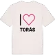 Jag älskar Torás t-shirt stort tryck